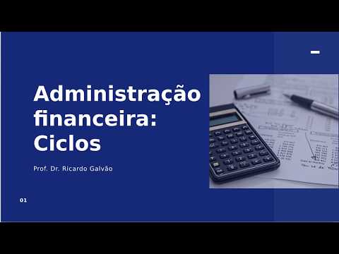 Adminsitração financeira - Ciclos econômico, operacional e financeiro