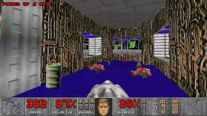 DOOM 1993 (E1M2 - Nuclear Plant): Nightmare 100% Secrets (PS5 Gameplay)