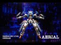BANDAI HG 1/144 GUNDAM AERIAL feat Hasbro Transformers Optimus Prime stop motion build