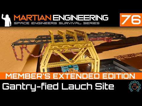Member's Extended: This Small Grid Gantry Crane is Awesome! | Martian Engineering E76 | SE Survival
