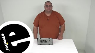 etrailer | Comprehensive Review: Tuf Combo License Plate Frame and Smoke-Tinted Shield
