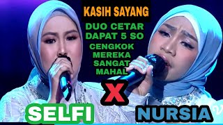 Nursia lida 2021 feat Selfi Kasih Sayang buat juri terpukau olah vokal yang sangat mahal | REACTION