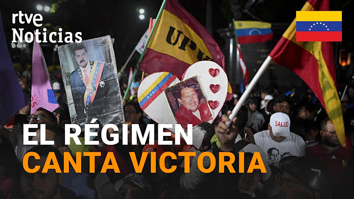 VENEZUELA: El RÉGIMEN de MADURO se proclama VICTORIOSO en las ELECCIONES REGIONALES | RTVE Noticias