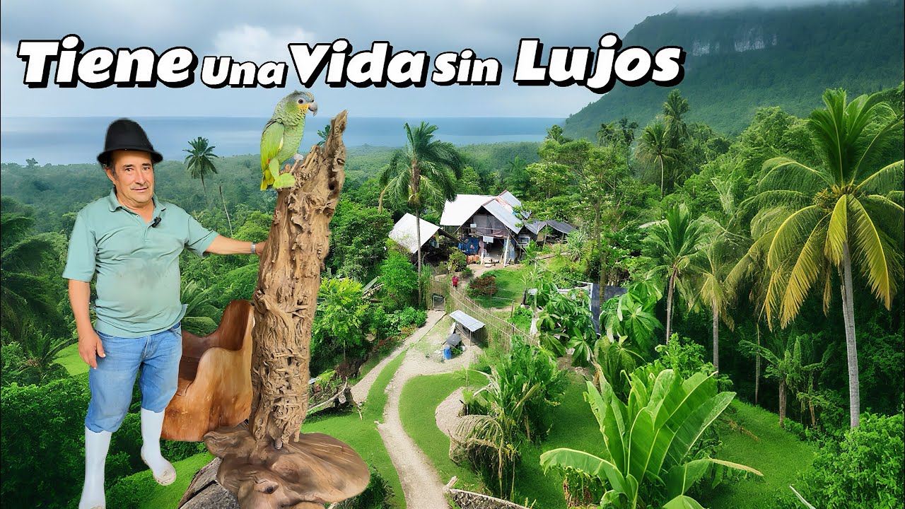 Tiene una VIDA sin LUJOS en la AMAZONIA ama la NATURALEZA 