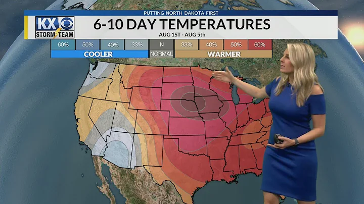 Cool again today with heat on the way
