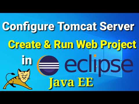 How to Configure Tomcat Web Server in Eclipse IDE [2022] | Create & Run Web Project in Eclipse IDE