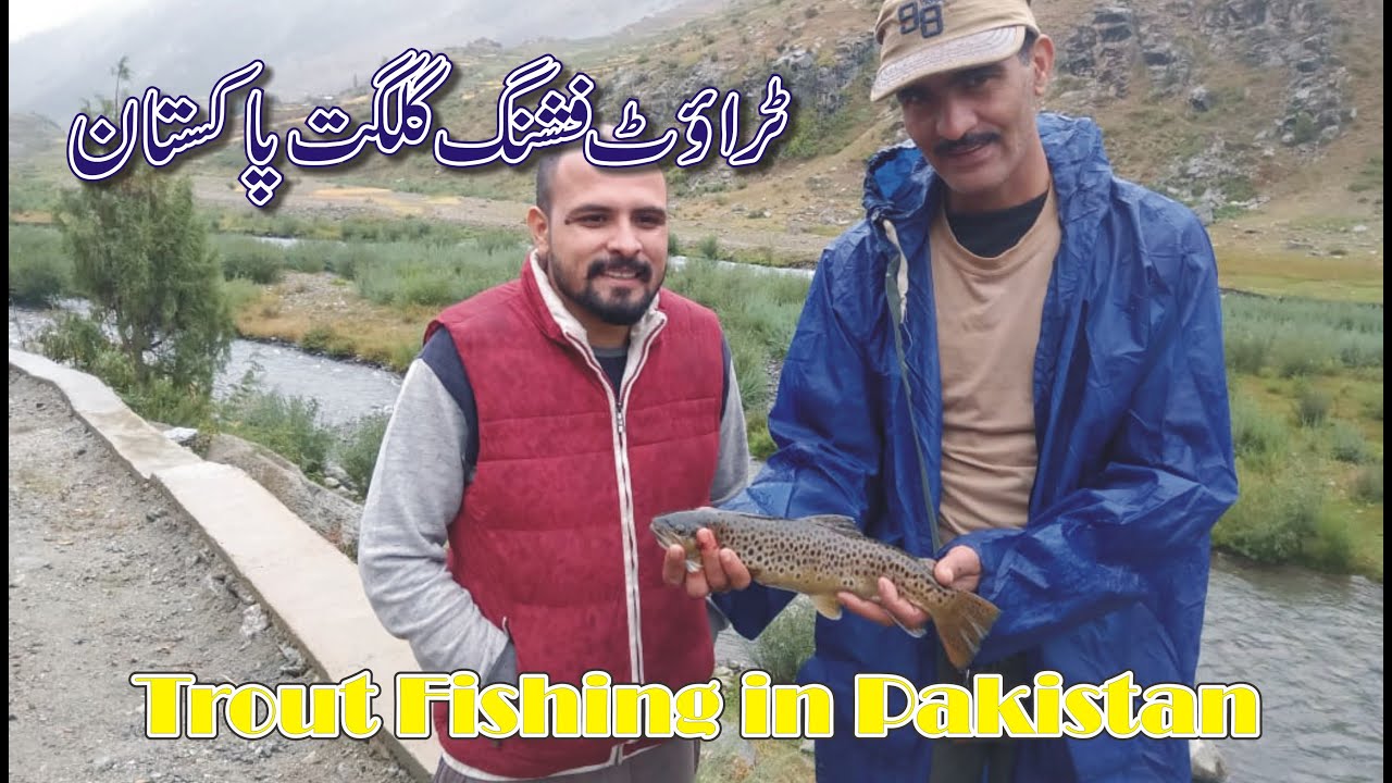 Trout Fishing Indus River Gilgit Baltistan Pakistan