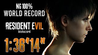 Resident Evil 7 100% Speedrun in 1 hour 36 min (FORMER World Record)