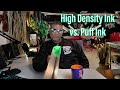 High density vs puff plastisol screen printing ink  how to print specialty inks