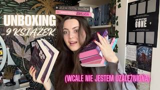 KUPOWANIE KSIĄŻEK I ICH CZYTANIE TO DWA ODDZIELNE HOBBY | UNBOXING 9 KSIĄŻEK