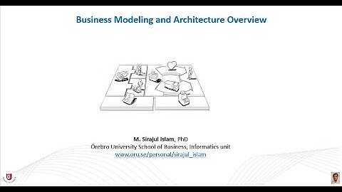 Business modeling and business architecture overview