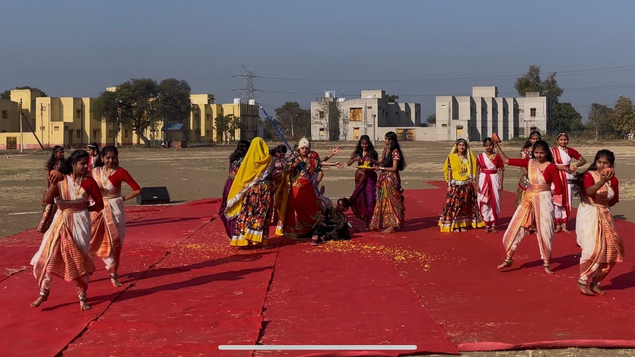 Drama Dance || Jnv dhar || By 11th class girls || on 76th Republic Day ...