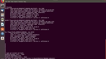 How to install “ifconfig” command in Ubuntu