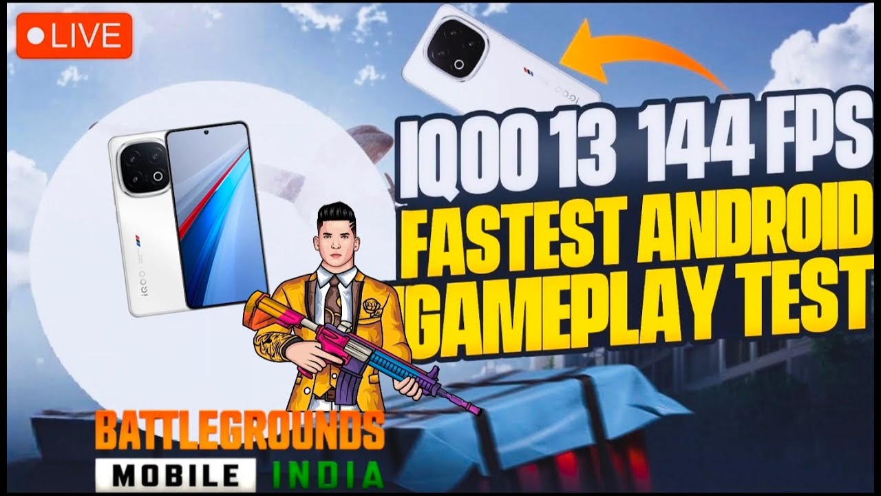 IQOO 13 Bgmi live stream - YouTube