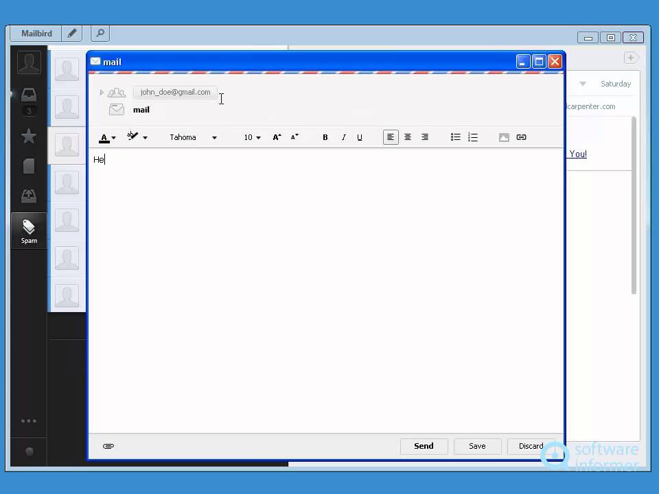 Mailbird Compose Mailbird demonstration - YouTube
