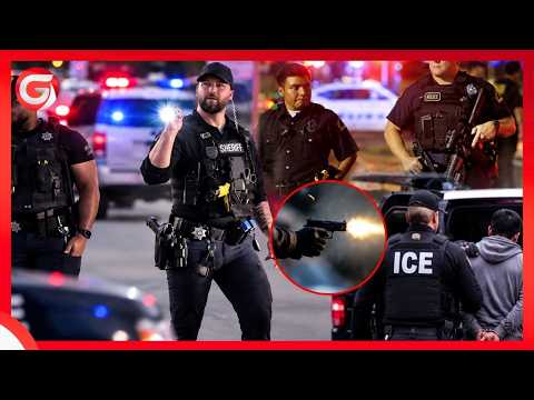 ICE OFFICER SHOOTS MAN IN TEXAS - POLICE AND FBI LAUNCH INVESTIGATION