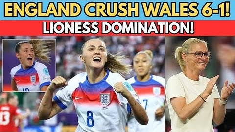 Lionesses Roar Back with 6-1 Win Over Wales | England Reach Women’s Euros Quarter-Finals | Euro 2025
