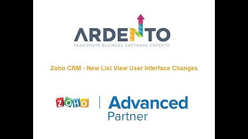 Zoho CRM 2021 - New Record List View Functionality