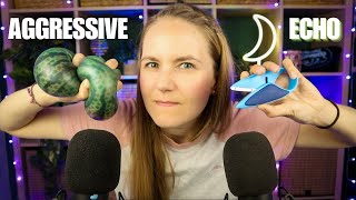 Fast & Aggressive ASMR with An Echo 🗣️