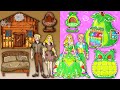 [🐾paper diy🐾] Poor VS Rich Rapunzel Family Contest New House Decor | Rapunzel Compilation 놀이 종이