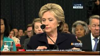 Hillary Clinton Testimony at House Select Committee on Benghazi - FULL