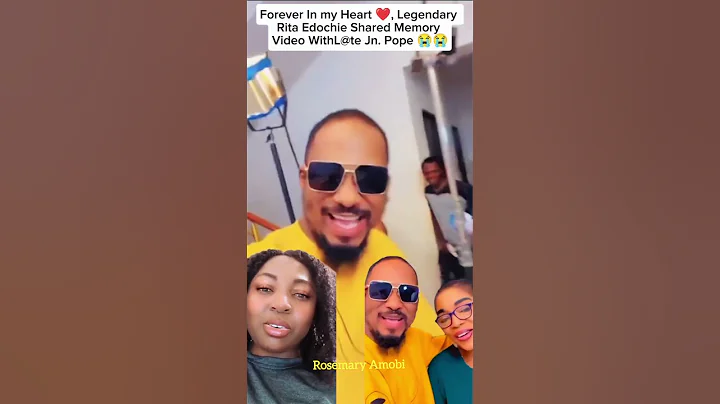 Rita Edochie In T£ars 😭, Shared This Memory Video With L@te Junior Pope. Seems Like Yesterday  😭