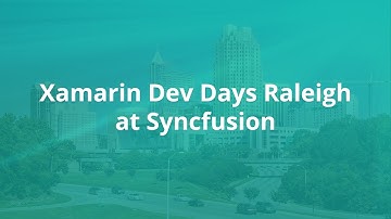 Xamarin Dev Days Raleigh 2016