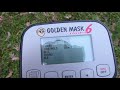 REGOLAZIONI IN CAMPO E BILANCIAMENTO DEL METAL DETECTOR GM6 GOLDENMASK