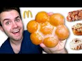 McDonald's NEW Glazed Pull Apart Donut REVIEW! + McCafe Bakery FULL MENU!