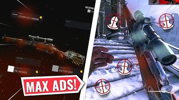 Quickscope "3 Line Rifle" SPEED Sniper On VANGUARD.. (Max ADS Class Setup!)