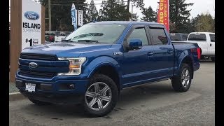 2018 Ford F-150 Lariat Leveled FX4 Sport 502A V8 SuperCrew Review| Island Ford