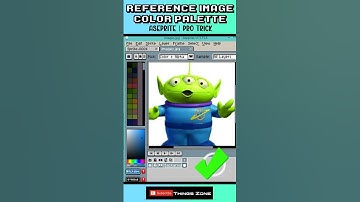 How to Create a Color Palette from an Image in Aseprite (Pro Tip) #pixelart #indiedev #gamedev