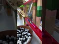 Marble run race ☆ HABA colorful wooden slope circular slope & pink ball and wooden bowl 6 #asmr