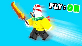 Roblox Bedwars, But I CHEAT Using FLY!