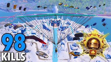 98 KILLS!!😱 IN 2 MATCHES NEW WORLD KILL RECORD in NEW SEASON🔥PUBG Mobile