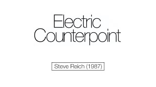 Reich: Electric Counterpoint [SCORE]