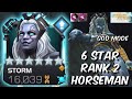 6 Star Rank 2 Storm Pyramid X - Horseman Apocalypse Synergy God Mode - - Marvel Contest of Champions