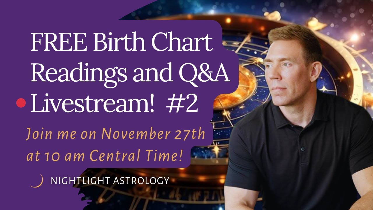 Birth Chart Readings and Q&A Livestream! - YouTube