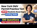 New York DMV Permit Practice Test 2026 Realistic Road Signs and Driving Rules 100 Questions