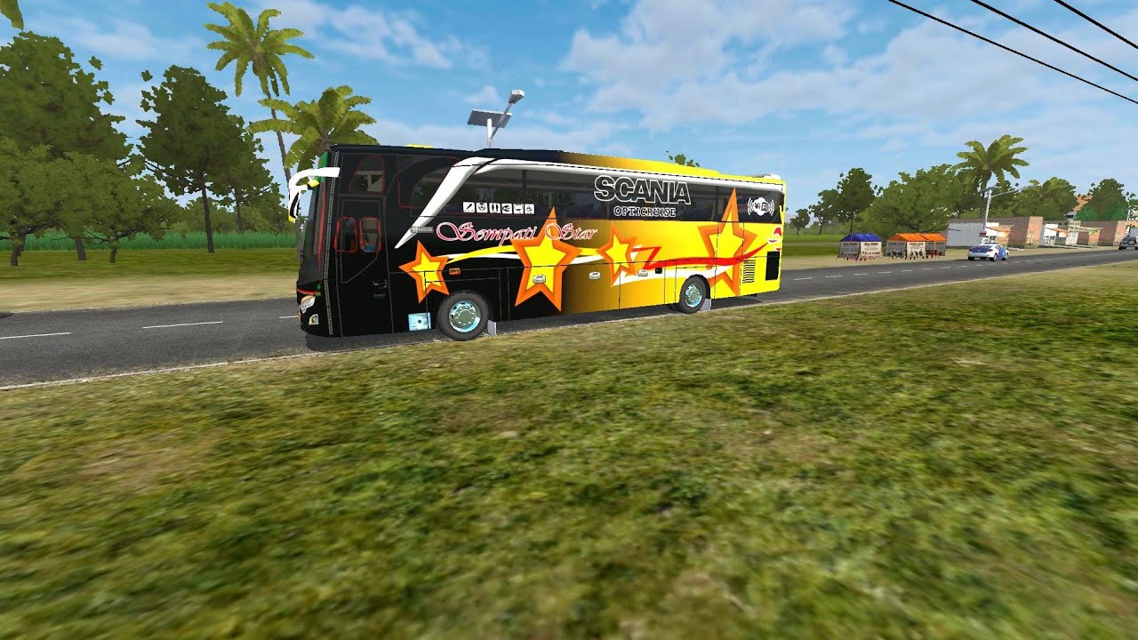  BUS  SIMULATOR MALEO  MOD SKIN SIMPATI STAR 1 YouTube