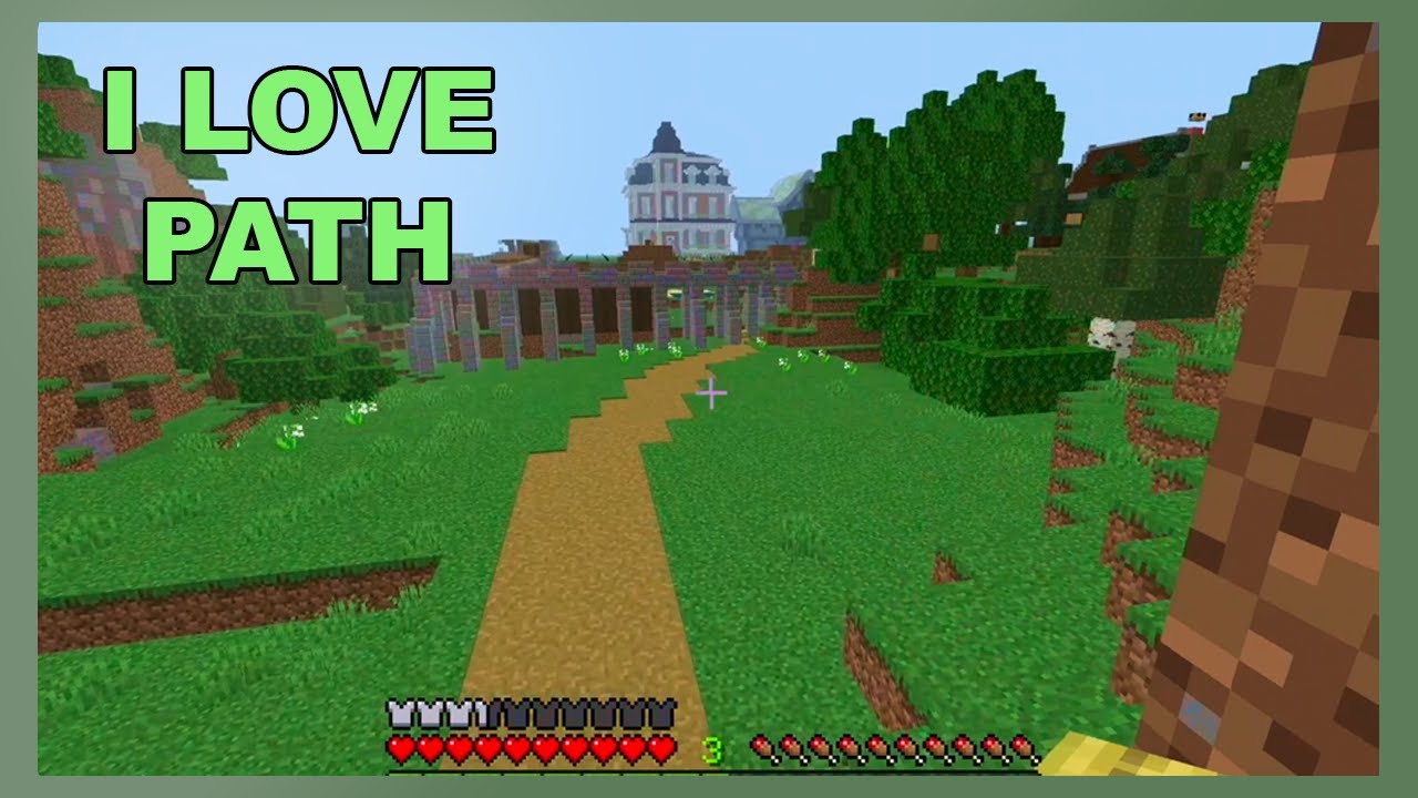 How & why build paths in Minecraft? - YouTube