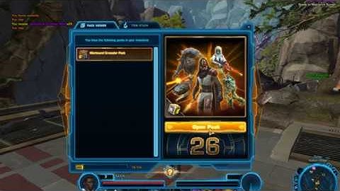 SWTOR: Opening Warbound Crusader Pack