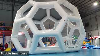 Inflatable Geodesic Cave Tent