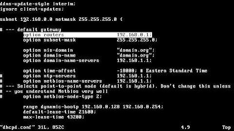 configuration dhcp server in Red Hat Enterprise Linux 5 Movie.avi