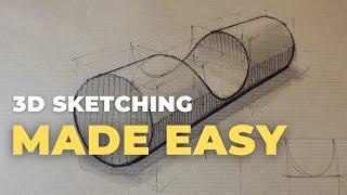 Sketching in 3D  with this simple method