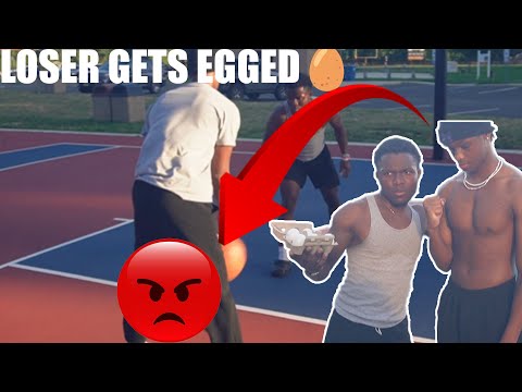 1v1 VS TRASHTALKER! LOSER GETS EGGED 🥚😂 INTENSE