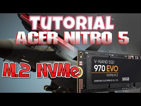 M.2 NVMe Drive Install 970 EVO Acer Nitro 5