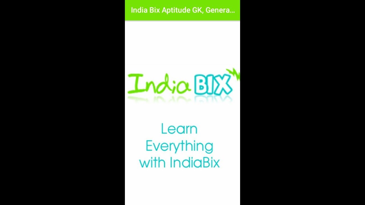 How Learn Aptitude Reasoning Through Indiabix Online App Description By Jitendra Behera YouTube