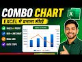 Excel में Combo Chart कैसे बनाएं | Sales vs Profit Chart 🤔