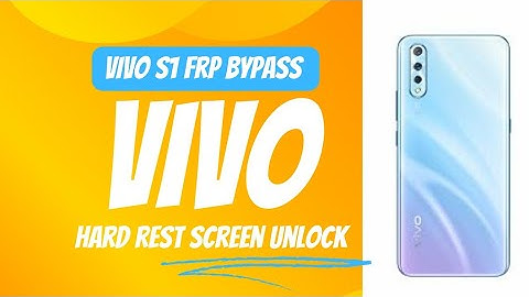 Vivo S1 hard reset password unlock pin code unlock remove Google account screen lock #devic #tech